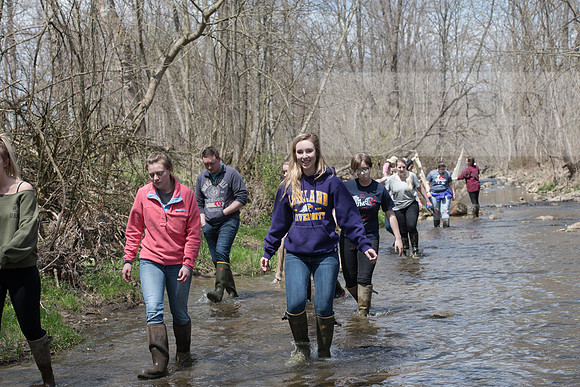 Biology Stream Clean Up - Canfield Preserve
