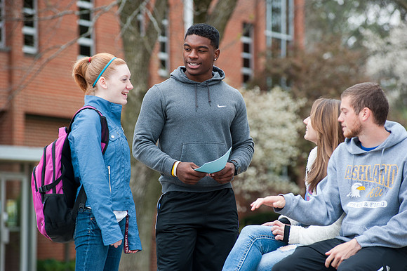 Admissions Viewbook Outdoor Campus